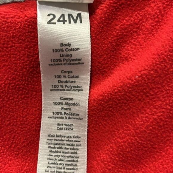 Excluded from Sale OshKosh B'gosh Vestbak Fleece Lined Bib Overalls Denim 24M - Picture 11 of 12